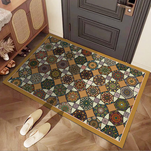 Tappetino personalizzato Ultra morbido, piccolo Boho, <span class=keywords><strong>tappeto</strong></span> Vintage, <span class=keywords><strong>tappeto</strong></span> d'ingresso fatto a macchina <span class=keywords><strong>per</strong></span> moquette da pavimento lavabile in <span class=keywords><strong>casa</strong></span> - Product Image 4