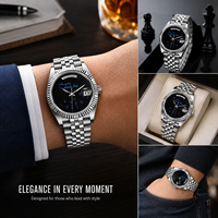Qui s'en soucie ? Je suis déjà en retard. Montre avec mouvement Miyota 8285, DIY, haute qualité, 39 mm, réserve de marche, acier 316L.