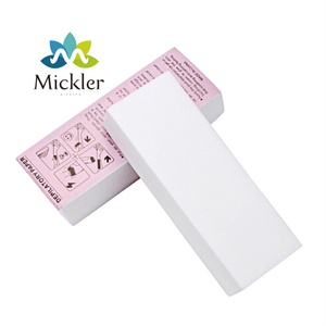 100 pièces de bandes de <span class=keywords><strong>cire</strong></span> dépilatoire pour <span class=keywords><strong>épilation</strong></span> du corps épais non tissé <span class=keywords><strong>papier</strong></span> dépilatoire durable - Product Image 5