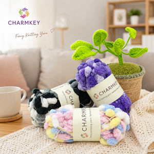 Fil à pompons 100% polyester doux et coloré pour le tricot à la <span class=keywords><strong>main</strong></span>, le crochet, les couvertures, les travaux manuels pour bébés - Product Image 1