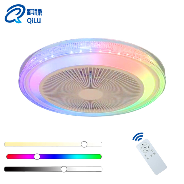 Ceiling Fan Dc Bladeless Fan Modern Bldc Smart Led Ceiling Fan with Remote Control