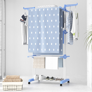New Model Fashion Stainless Steel <b>Clothes</b> Drying Foldable Towel <b>Rack</b> Indoor Multi-Functional Organizer <b>Clothes</b> Drying <b>Rack</b> - Product Image 5
