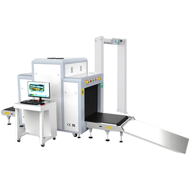 8065 Airport X Ray Machine Prices X-Ray Baggage Scanner Parcel Luggage Xray Inspection Machine Public Security Metal Detector