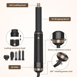 เครื่องหนีบผม HT01 รุ่น HS05 แบบยาว รุ่น HS08 แบบพันผม รุ่น HS09 เครื่องจัดแต่งทรงผมอัตโนมัติ ตั้งค่าอุณหภูมิได้ 53/70/93 องศา เหมาะสำหรับการเดินทางและร้านเสริมสวย - Product Image 5