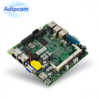 Carte mère industrielle embarquée Nano Intel J1900 BayTrail 2*Mini PCIe Double Gigabit Ethernet 120*120mm pour POS et affichage numérique
