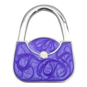 Personalized Metal Purse Hook Foldable Handbag Table Hanger Custom Logo <b>Bag</b> Hanger Unique Accessories for Wedding Favors - Product Image 1