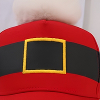 Chapeau de Père Noël en tricot jacquard 100% acrylique avec pompon, cadeau de fête de Noël, hiver, chaud, pour homme