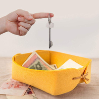 Panier de rangement en feutre pliable personnalisé mallette de rangement de table pour outils