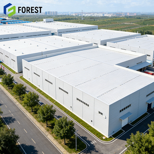 อาคารโครงสร้างเหล็กสำเร็จรูป โครงเหล็กยึดติดกันระยะไกล ทนความร้อน ได้รับการรับรองมาตรฐาน CE พร้อมจัดส่งสำหรับคลังสินค้า อพาร์ทเมนท์ และสินค้าคงคลัง - Product Image 1