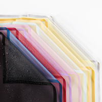 Papier d'Emballage Floral Très Demandé, 20 Feuilles/Sac, Papier Cadeau de Luxe Imperméable, Bordure Brume, Emballage Haut de Gamme pour Fêtes et Festivals