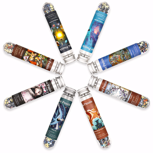 थोक कस्टम लोगो पीईटी जूते के फीते पैकेजिंग प्लास्टिक टेस्ट ट्यूब जूते के फीते पैकेजिंग स्क्रू कैप के साथ - Product Image 2