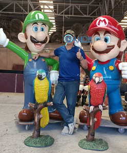 Artisanat en résine <span class=keywords><strong>MARIO</strong></span> BROS Sculpture personnalisée en fibre de verre de <span class=keywords><strong>Mario</strong></span> - Product Image 5