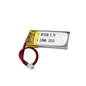 401530 Lityum Polimer Pil 3.7V 130mAh LP401530 Şarj Edilebilir Lipo Pil - Product Image 2