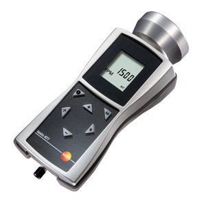 เครื่องวัดความเร็วรอบแบบอิเล็กทรอนิกส์ LED รุ่น Testo 477 ของเยอรมัน 220V ความแม่นยำสูง แบบพกพา สำหรับเครื่องวัดความเร็วแบบแฟลช แบตเตอรี่ อุปกรณ์อิเล็กทรอนิกส์ - Product Image 5