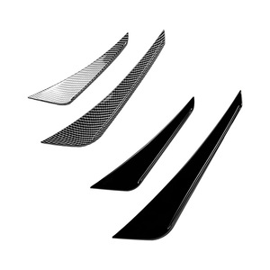 Bmw 1 Series F20 F21 M Sport Front Bumper Side Air Blaster <b>Decals</b> Carbon Fiber Texture Piano Black Adhesive <b>Car</b> Stickers - Product Image 5