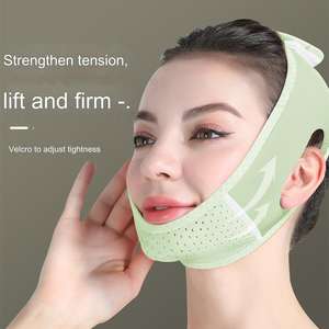 ผ้าพันสำหรับเล่นกีฬาระบายอากาศได้ดียกกระชับใบหน้ากระชับคางสองชั้นแบบพับจมูก - Product Image 4