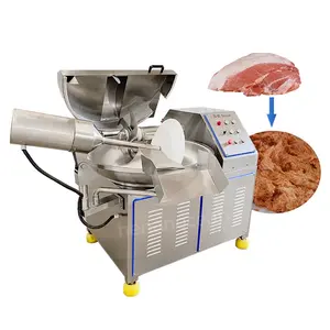 OCEAN Industrial Electric Meat Making Machine Vacuum Meat Bowl Cutter Chopper 20l Meat Chopper Machine