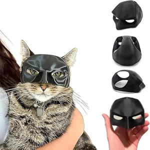 Black Bat Cat Avenger Mask 9/10/11/12/13cm Pet Cat Dog Mask Decoración 3 colores Bat Cat Cosplay para Halloween o diversión diaria - Product Image 3