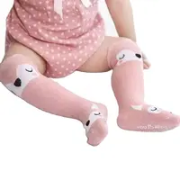पशु बच्चों बेबी मोजे घुटने लड़की लड़के को गोद बच्चा Socksinfant नरम सूती मोजे