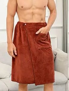 Goog qualità molto morbido asciugamani da <span class=keywords><strong>uomo</strong></span> indossabili in microfibra morbido comodo asciugamano da bagno in spugna avvolgente - Product Image 5