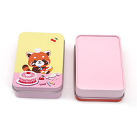 Boîte en fer blanc rectangulaire personnalisée de 107x70x30mm, fabriquée en Chine, pour emballage de bonbons, cosmétiques et cadeaux