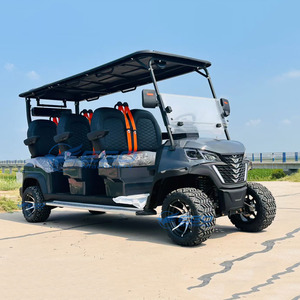 Carro de golf eléctrico de 6 plazas para patrulla urbana, buggy de golf, coche de golf, precio económico, transporte especial, nuevo coche de turismo - Product Image 4