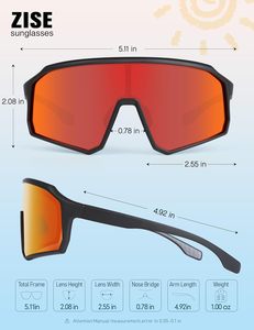 Lunettes de soleil de sport interchangeables, logo OEM personnalisé, verres à revêtement coloré, photochromiques, lunettes de sport d'extérieur, lunettes de cyclisme - Product Image 2