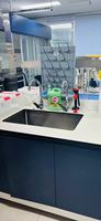 Machine de traitement de l'eau ultra-pure HMI 1000L/H Système RO+EDI+UV avec réservoir sous pression Pompe 1 an Moteur PLC Boîte