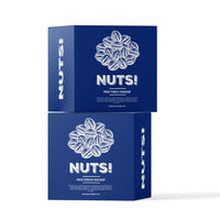 Boîte pliante en carton avec extrémités enroulées pour emballage de noix, fruits secs, snacks, bougies, cosmétiques, petits articles, cadeaux – Conception gratuite