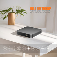 Projecteur DLP S500 1080P 700 Lumens Mini Projecteur 4k Android Smart Wifi Batterie intégrée 3-4 heures Mise au point automatique 2G+32G