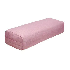 Oreiller de yoga en coton écologique personnalisé rectangulaire pour femmes enceintes <span class=keywords><strong>traversin</strong></span> de yoga biologique - Product Image 2