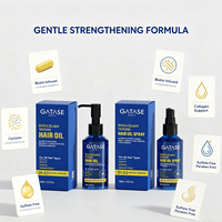 Huile capillaire et spray capillaire à la biotine et au collagène pour cheveux fins et fragiles, épaississant, volumisant, lissant, nourrissant, OEM ODM, marque privée