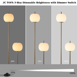 Double lamp <b>holder</b> Simple Decorative Interior Lighting Floor Lamp with Lamp <b>Holder</b> - Product Image 2