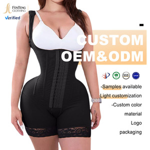 룰루 사용자 정의 원피스 셰이프웨어 조끼 크로스 보더 허리 슬리밍 엉덩이 리프팅 꽉 바디 셰이퍼 강철 뼈 코르셋 복부 - Product Image 1