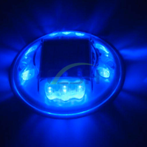 Led Ronde En Plastique Abs Solaire Lumière D'avertissement Clignotant Yeux Chat Stud Route Alimenté Clignotant Rouge pour Roadmarkers - Product Image 2