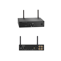 Amplificateur audio domestique 100W Mini Wifi BT 5.0 Airplay avec entrée optique I2 et AUX pour Home Cinéma
