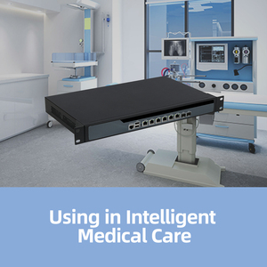 Xcy pfsense Intel Celeron 3865u DDR3L mSATA SSD 6 cổng Ethernet 2 SFP 1U tường lửa mini Máy Tính Pc Router với Fan - Product Image 5