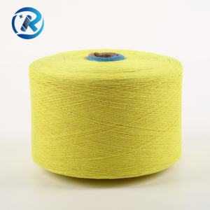 En stock Ne 16s/1 Fil mélangé en polycoton écologique à haute élasticité, recyclé, à filature ouverte, échantillon gratuit et livraison rapide - Product Image 4