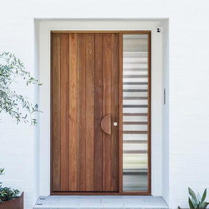 <span class=keywords><strong>Porte</strong></span> murale intérieure invisible en <span class=keywords><strong>bois</strong></span> massif moderne avec design étanche pour chambre à coucher et appartements Taille et couleur personnalisées - Product Image 2