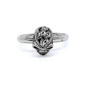 yunnique <b>Skull</b> Design Titanium Steel <b>Ring</b> Retro Geometric Pattern Fashion Jewelry Gift - Product Image 5