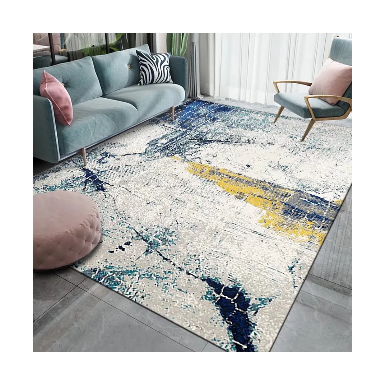 china cheap rugs wholesale promotional carpet with digital print