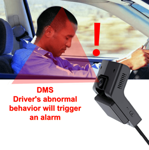 3 canales 1080P frontal interior trasero gran angular Taxi grabadora de vídeo para coche 2K visión nocturna Dashcam - Product Image 3