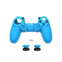 Coque de protection antidérapante en silicone pour manette PS4, housse de protection pour PS4