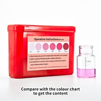Kit de test des nitrates Jubway 0,1-10 mg/L, 60 tests, réactif en poudre pour la surveillance de la qualité de l'eau des aquariums et de l'aquaculture