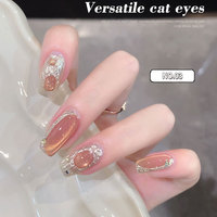 Vernis à ongles UV magnétique scintillant Dreamy Cateye Gel Cat Eye Gel Cat Magnetic Diamond Shiny Reflective Nail Gel