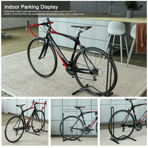 <span class=keywords><strong>Soporte</strong></span> de Estacionamiento para Bicicletas en Forma de L, Resistente y Estable, con Patas de Goma Antideslizantes, Diseño Desmontable para Bicicletas de 12-27.5 Pulgadas, para Hogar y Tienda - Product Image 5