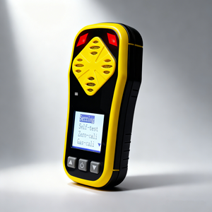 เครื่องตรวจจับก๊าซหลายชนิดแบบพกพา 4-in-1 สำหรับใช้ในอุตสาหกรรม พร้อมสัญญาณเตือนด้วยเสียง/แสง/การสั่นสะเทือน ใช้พลังงานจากแบตเตอรี่ ตรวจจับก๊าซ <span class=keywords><strong>NH3</strong></span> และก๊าซไวไฟ - Product Image 1