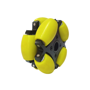 Omni <strong>Wheels</strong> Heavy Duty <strong>Caster</strong> Furniture PU Yellow <strong>4</strong>-24 Inch Withstand Voltage Load-Bearing Wheelchair Omni Direction <strong>Wheel</strong> - Product Image 3
