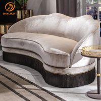 Luxus moderne minimalist ische Möbel modulare Samt U-förmige weiße Sofas Set Designs und Preis Wohnzimmer