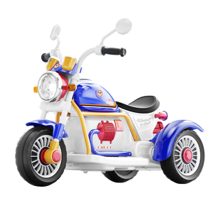 Модный унисекс Детский Электрический мотоцикл <span class=keywords><strong>3</strong></span>-х колесный батарейный привод игрушки автомобили 2-4 От 5 до 7 лет дистанционный трехколесный велосипед - Product Image 2